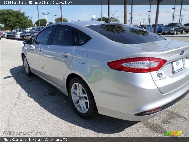 Ingot Silver / Charcoal Black 2014 Ford Fusion SE