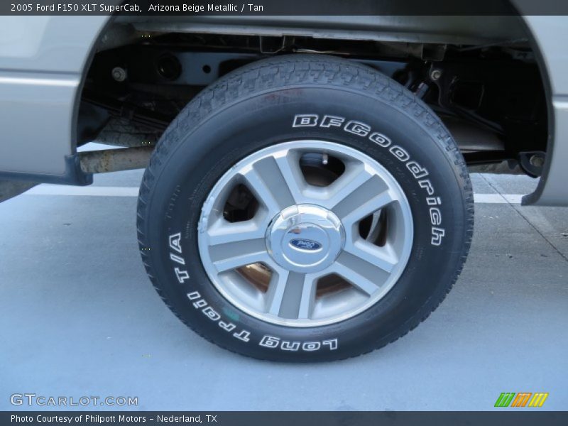 Arizona Beige Metallic / Tan 2005 Ford F150 XLT SuperCab