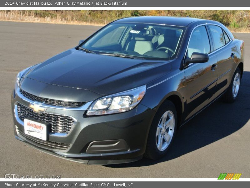 Ashen Gray Metallic / Jet Black/Titanium 2014 Chevrolet Malibu LS