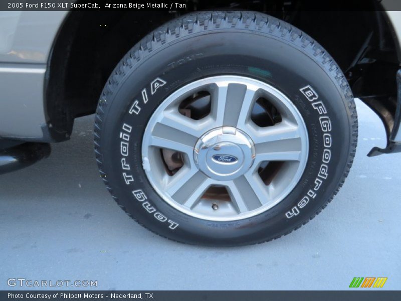 Arizona Beige Metallic / Tan 2005 Ford F150 XLT SuperCab