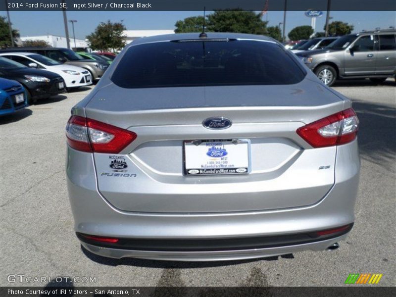 Ingot Silver / Charcoal Black 2014 Ford Fusion SE