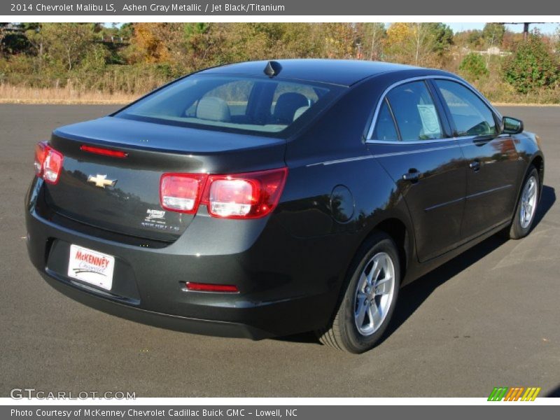 Ashen Gray Metallic / Jet Black/Titanium 2014 Chevrolet Malibu LS