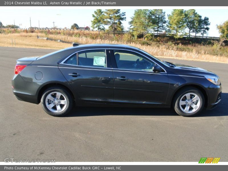 Ashen Gray Metallic / Jet Black/Titanium 2014 Chevrolet Malibu LS