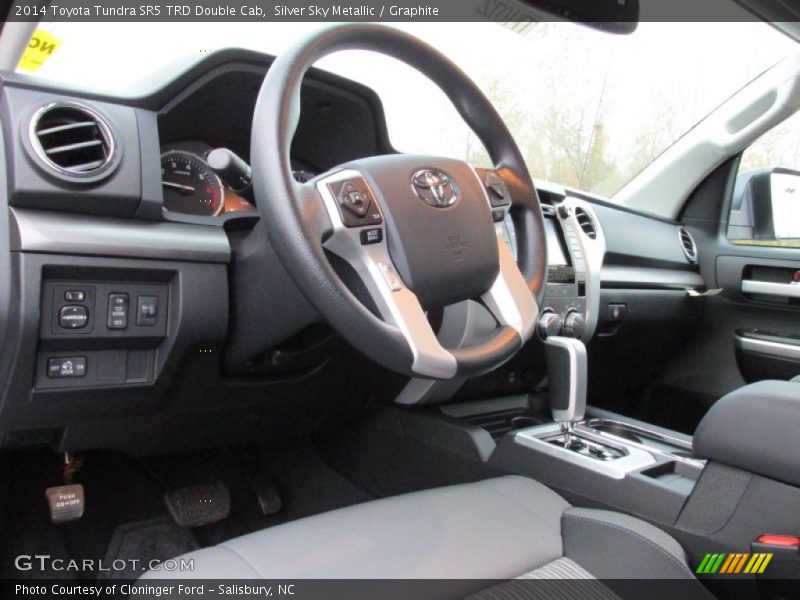 Silver Sky Metallic / Graphite 2014 Toyota Tundra SR5 TRD Double Cab