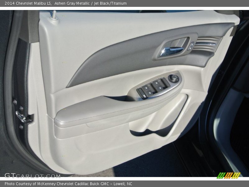 Ashen Gray Metallic / Jet Black/Titanium 2014 Chevrolet Malibu LS