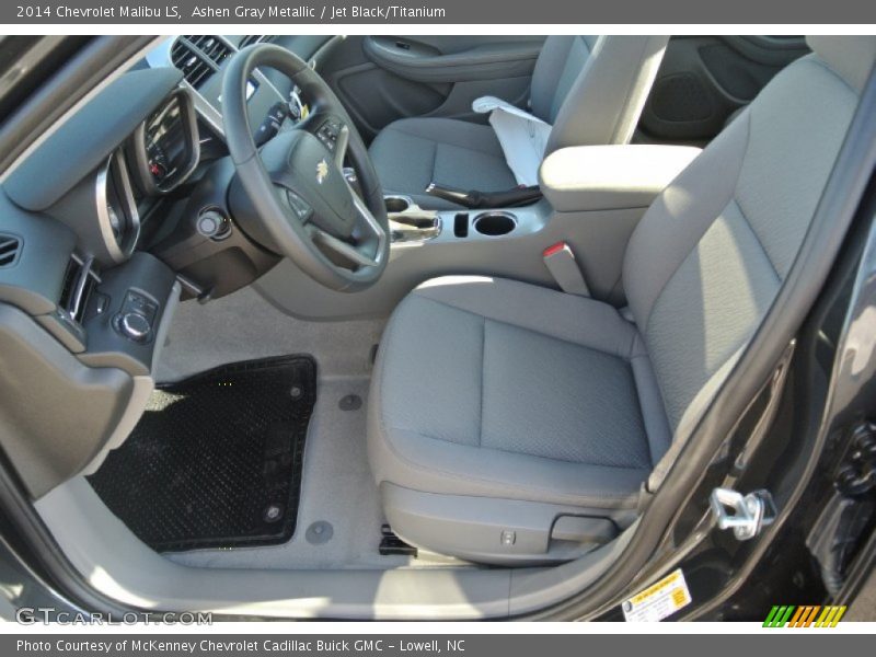 Ashen Gray Metallic / Jet Black/Titanium 2014 Chevrolet Malibu LS