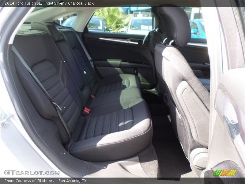 Ingot Silver / Charcoal Black 2014 Ford Fusion SE