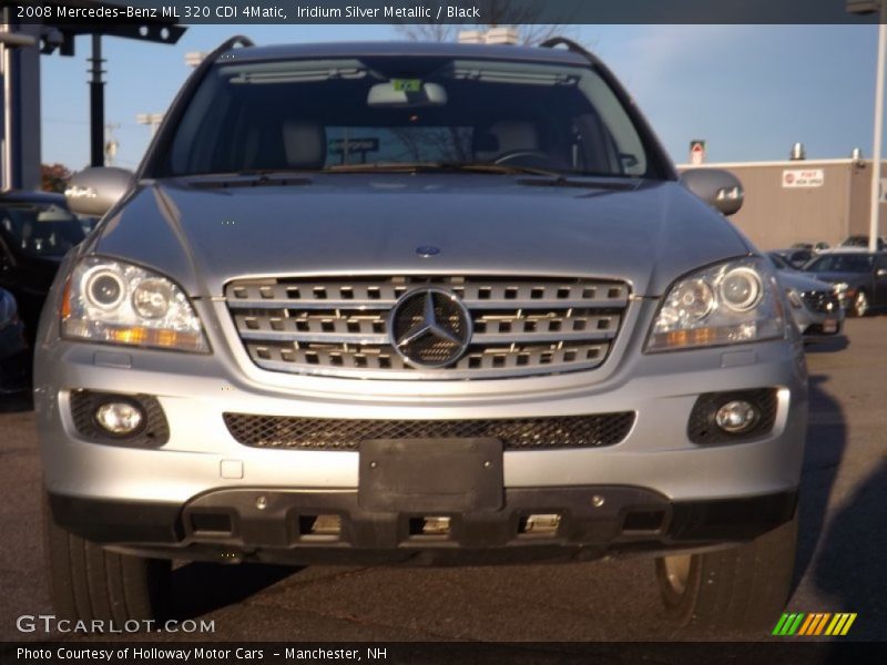 Iridium Silver Metallic / Black 2008 Mercedes-Benz ML 320 CDI 4Matic