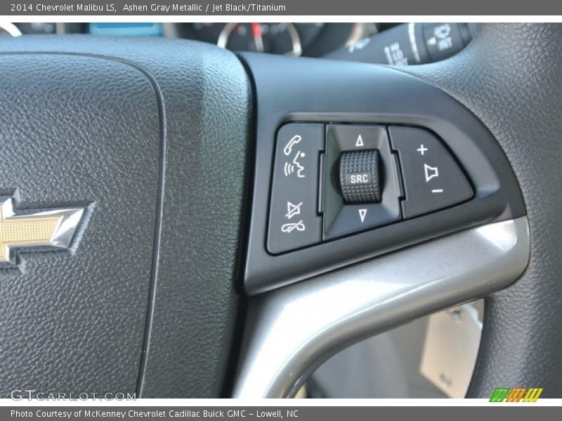 Ashen Gray Metallic / Jet Black/Titanium 2014 Chevrolet Malibu LS