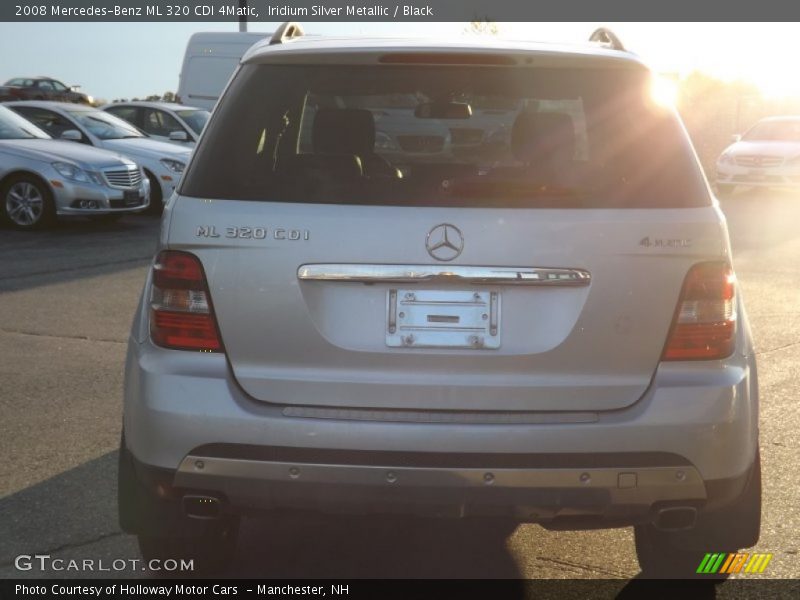 Iridium Silver Metallic / Black 2008 Mercedes-Benz ML 320 CDI 4Matic