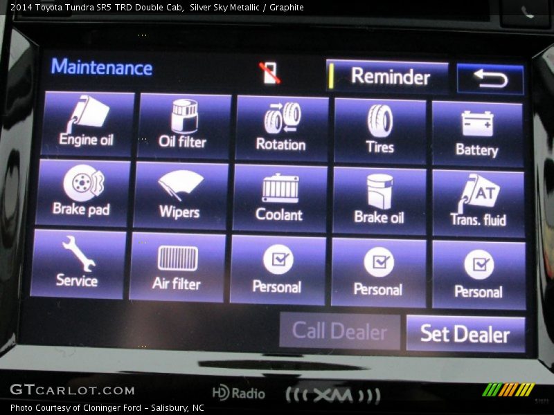 Silver Sky Metallic / Graphite 2014 Toyota Tundra SR5 TRD Double Cab