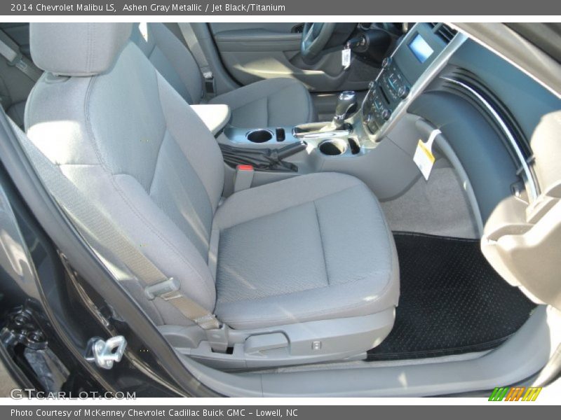 Ashen Gray Metallic / Jet Black/Titanium 2014 Chevrolet Malibu LS