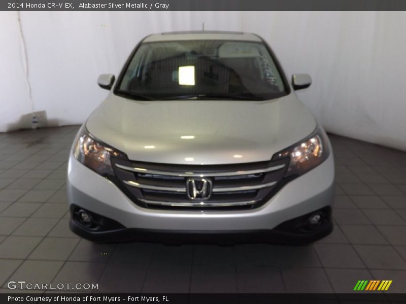 Alabaster Silver Metallic / Gray 2014 Honda CR-V EX