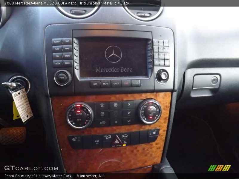 Iridium Silver Metallic / Black 2008 Mercedes-Benz ML 320 CDI 4Matic