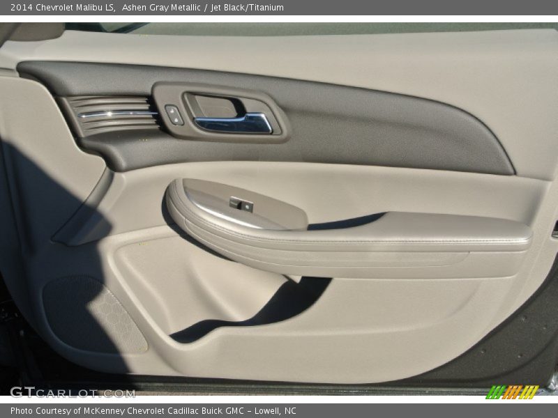 Ashen Gray Metallic / Jet Black/Titanium 2014 Chevrolet Malibu LS