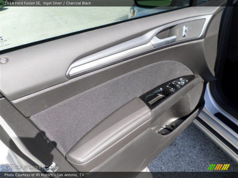 Ingot Silver / Charcoal Black 2014 Ford Fusion SE