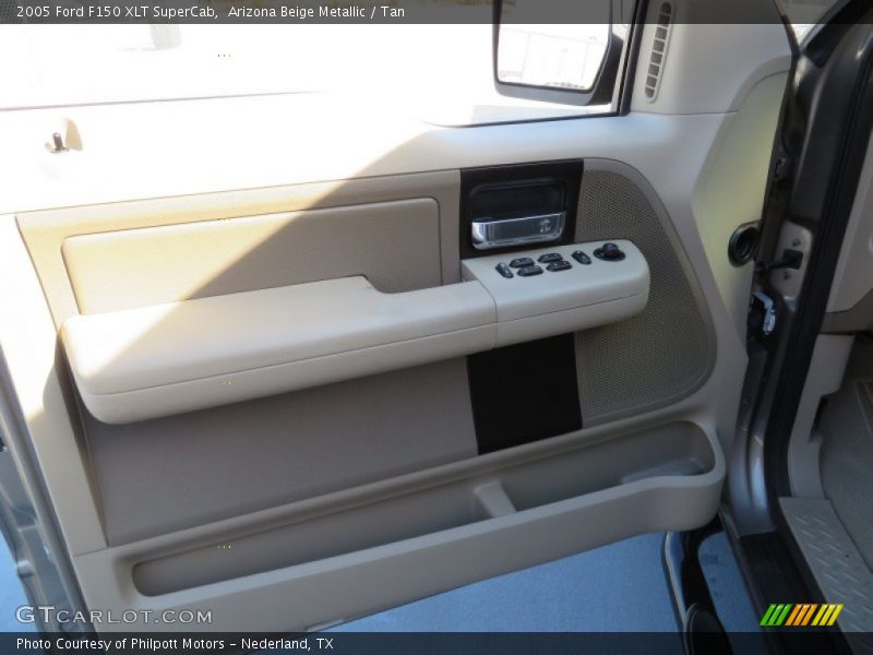 Arizona Beige Metallic / Tan 2005 Ford F150 XLT SuperCab