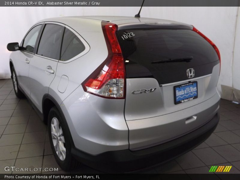 Alabaster Silver Metallic / Gray 2014 Honda CR-V EX