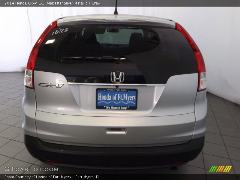 Alabaster Silver Metallic / Gray 2014 Honda CR-V EX