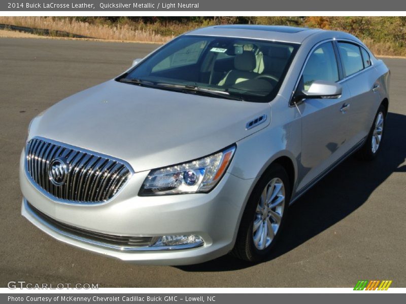 Quicksilver Metallic / Light Neutral 2014 Buick LaCrosse Leather