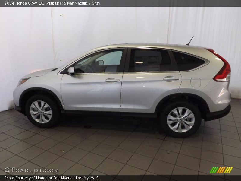 Alabaster Silver Metallic / Gray 2014 Honda CR-V EX