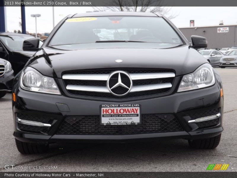 Black / Black 2013 Mercedes-Benz C 250 Coupe