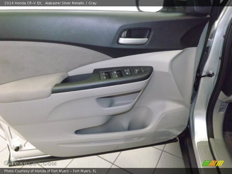 Alabaster Silver Metallic / Gray 2014 Honda CR-V EX