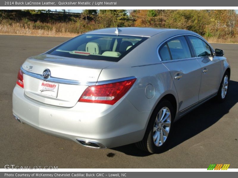 Quicksilver Metallic / Light Neutral 2014 Buick LaCrosse Leather