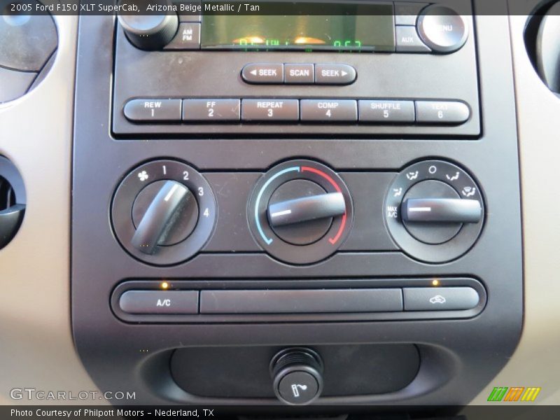 Arizona Beige Metallic / Tan 2005 Ford F150 XLT SuperCab