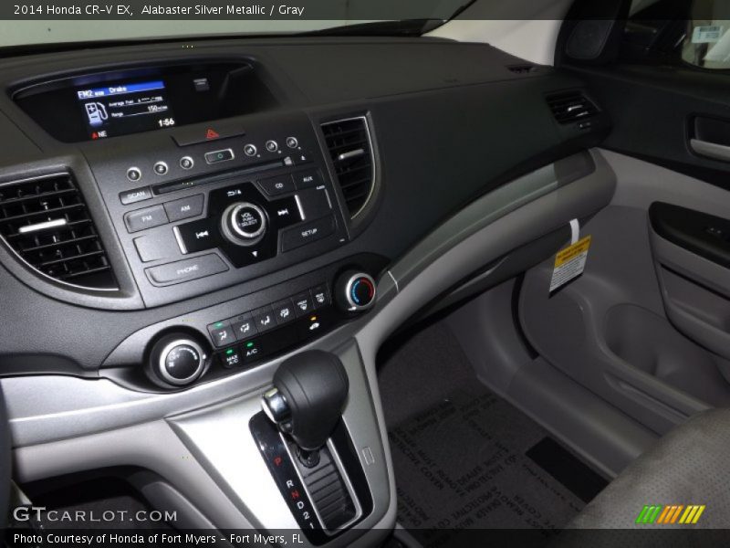 Alabaster Silver Metallic / Gray 2014 Honda CR-V EX
