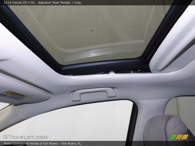 Alabaster Silver Metallic / Gray 2014 Honda CR-V EX