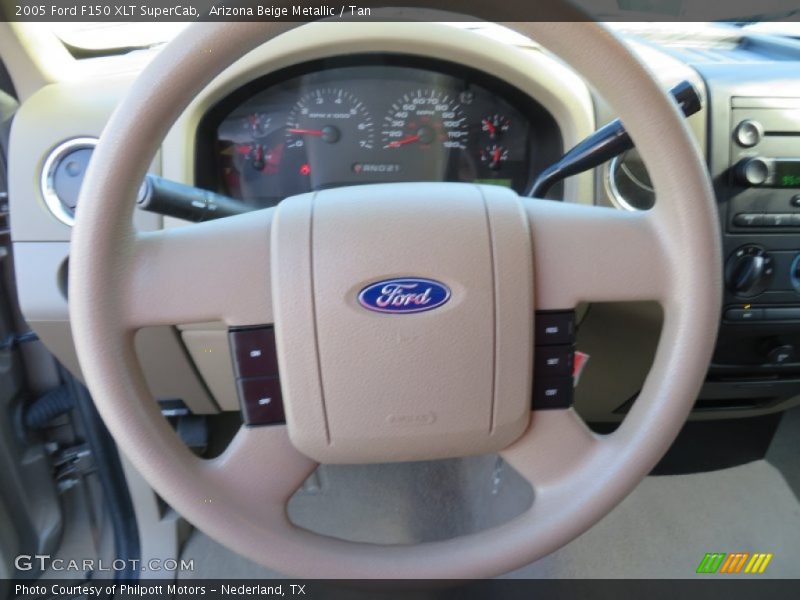 Arizona Beige Metallic / Tan 2005 Ford F150 XLT SuperCab