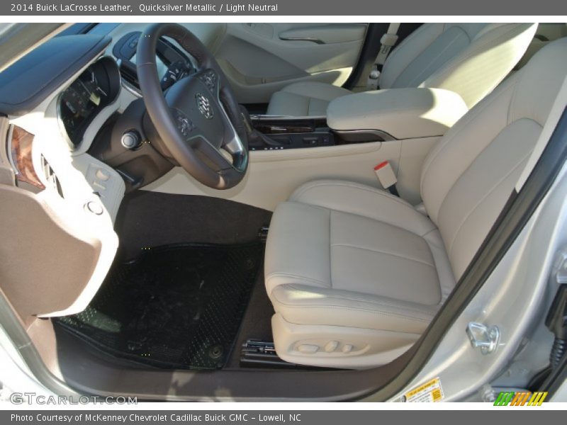 Quicksilver Metallic / Light Neutral 2014 Buick LaCrosse Leather