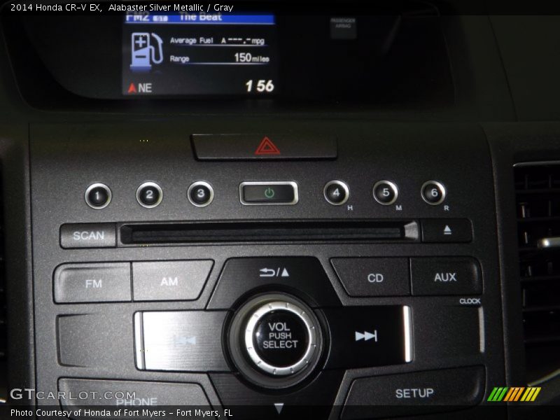 Alabaster Silver Metallic / Gray 2014 Honda CR-V EX