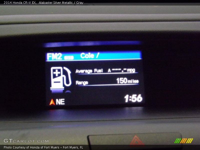 Alabaster Silver Metallic / Gray 2014 Honda CR-V EX