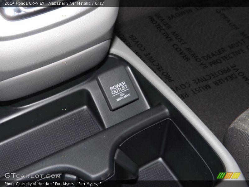Alabaster Silver Metallic / Gray 2014 Honda CR-V EX