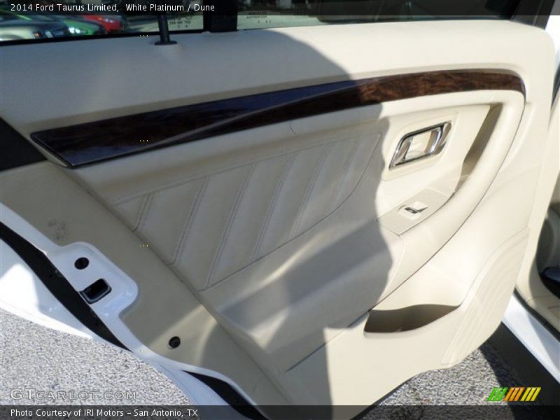 White Platinum / Dune 2014 Ford Taurus Limited