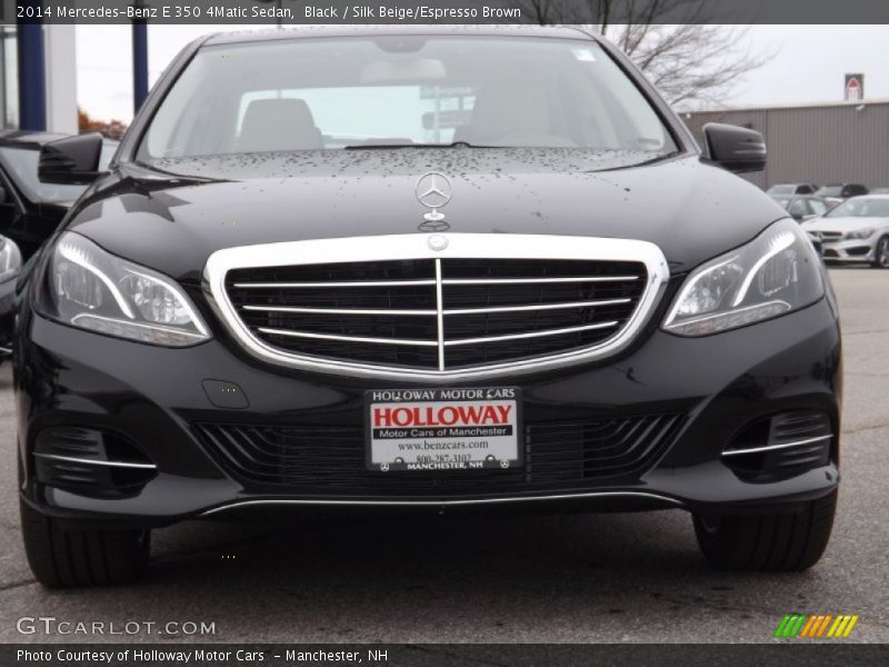 Black / Silk Beige/Espresso Brown 2014 Mercedes-Benz E 350 4Matic Sedan
