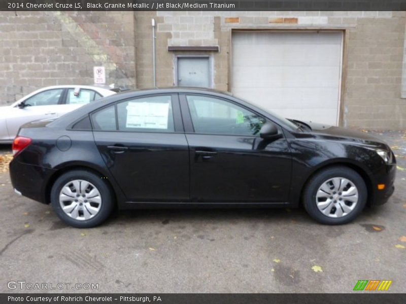 Black Granite Metallic / Jet Black/Medium Titanium 2014 Chevrolet Cruze LS