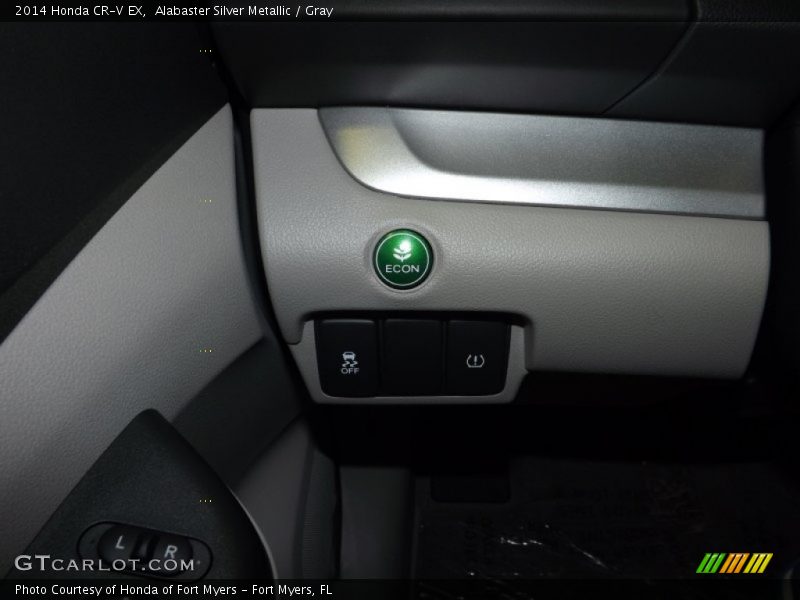 Alabaster Silver Metallic / Gray 2014 Honda CR-V EX