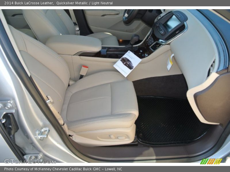 Quicksilver Metallic / Light Neutral 2014 Buick LaCrosse Leather