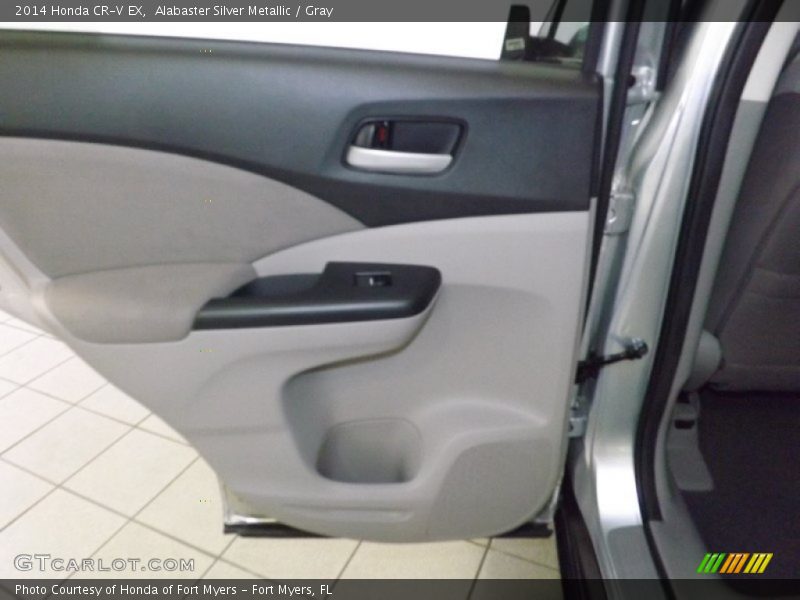 Alabaster Silver Metallic / Gray 2014 Honda CR-V EX