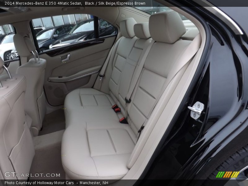 Black / Silk Beige/Espresso Brown 2014 Mercedes-Benz E 350 4Matic Sedan