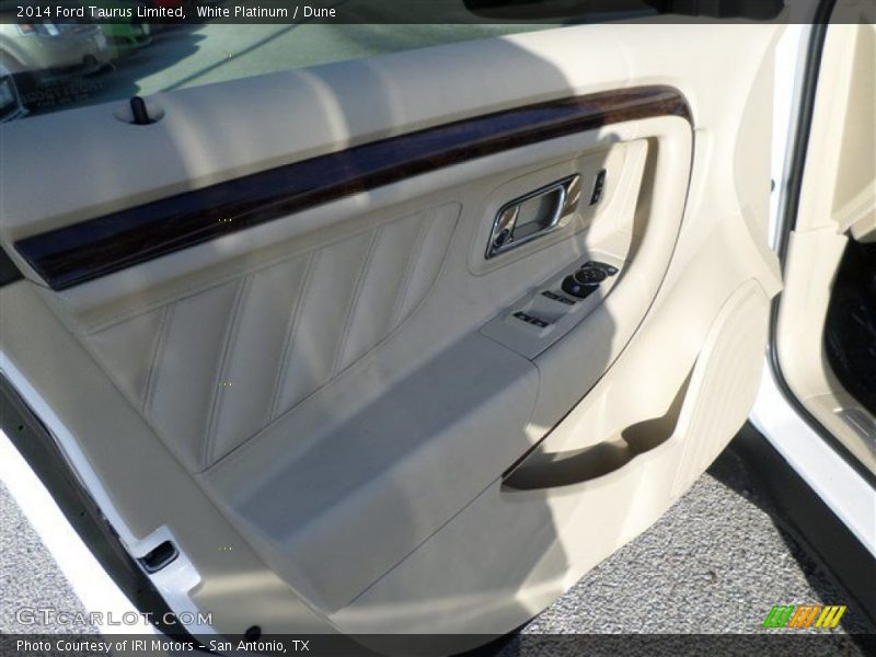White Platinum / Dune 2014 Ford Taurus Limited