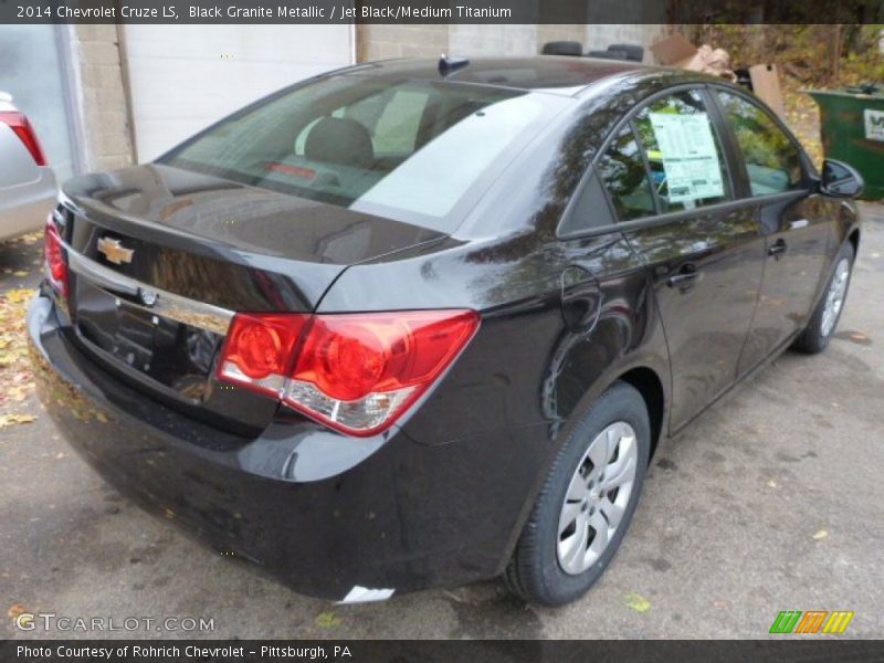 Black Granite Metallic / Jet Black/Medium Titanium 2014 Chevrolet Cruze LS