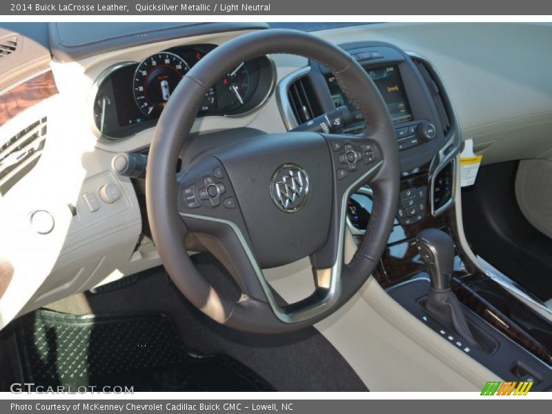 Quicksilver Metallic / Light Neutral 2014 Buick LaCrosse Leather