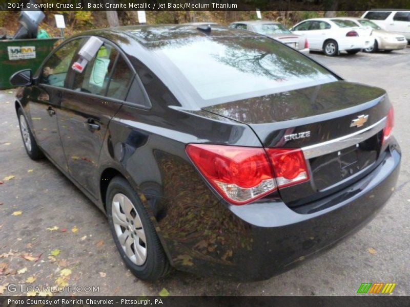 Black Granite Metallic / Jet Black/Medium Titanium 2014 Chevrolet Cruze LS