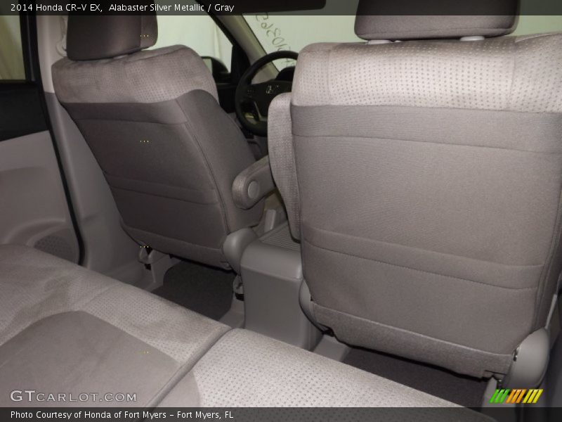 Alabaster Silver Metallic / Gray 2014 Honda CR-V EX