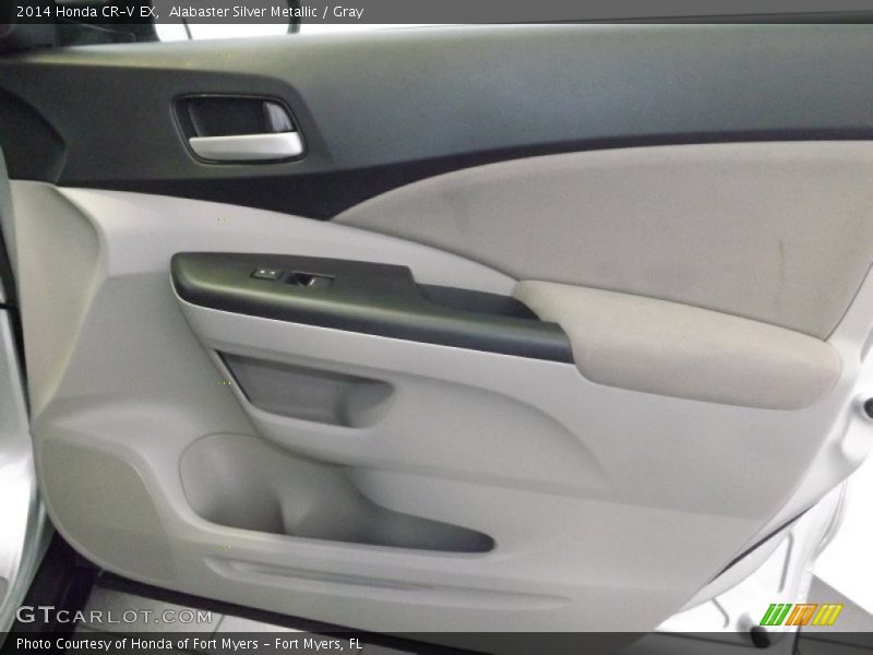 Alabaster Silver Metallic / Gray 2014 Honda CR-V EX