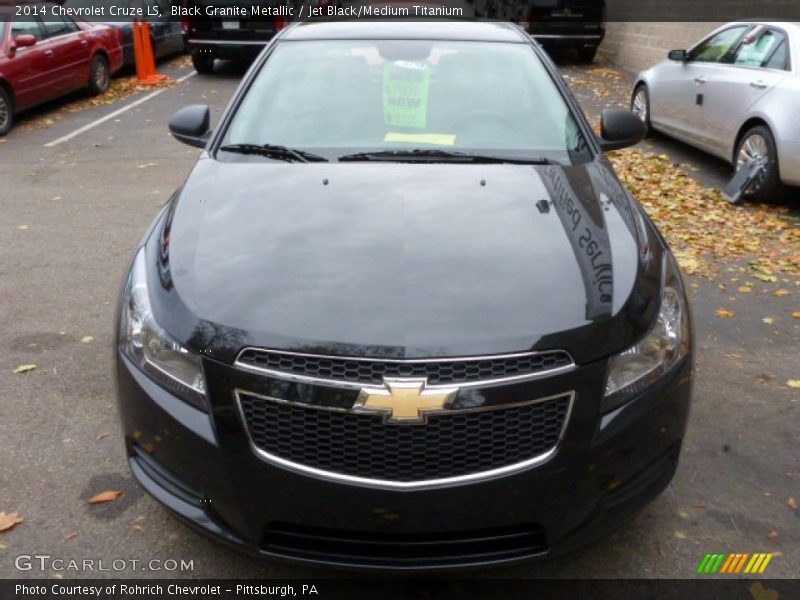 Black Granite Metallic / Jet Black/Medium Titanium 2014 Chevrolet Cruze LS